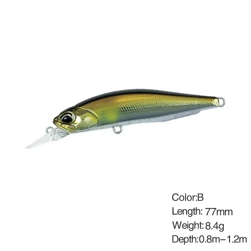 MOTONA Artificial Fishing Lure Hard Minnow Bait Hot Model Professional Jerkbaits Pike Pesca Realis Rozante 77mm8.4g