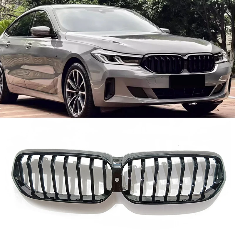 

Front Bumper Kidney Grill Grilles For BMW 6 Series GT G32 2021 2022 2023 Upgrade To Facelift Style Racing Grills