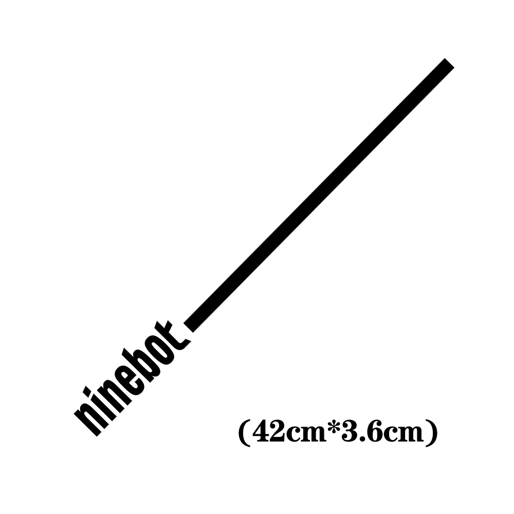 나인봇 E22 ES1 ES2 용 형광 바디 장식, 전기 스쿠터 부품, 야간 안전 액세서리, 반사 스트립 스티커