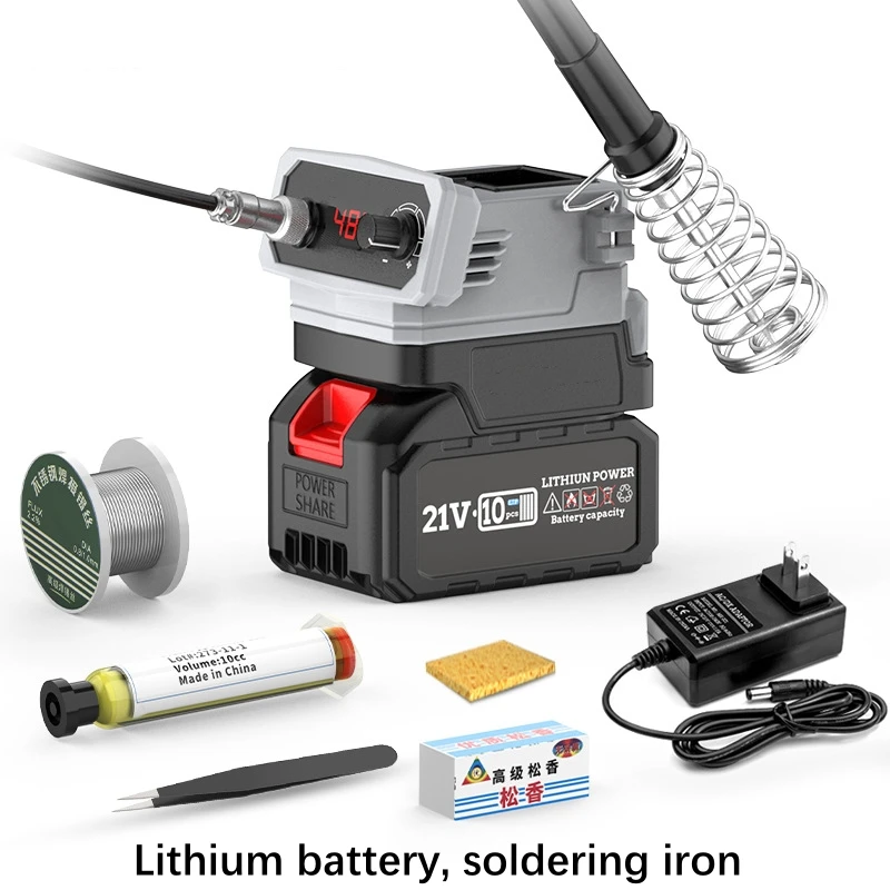 

Electric Solder Gun Lithium Battery Rapid Welding Automatic Tin Delivery Machine Household Multi-Function Small Soldering Iron