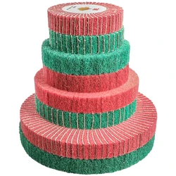 Nylon Polishing Mop Brush Drawing Deburring Drum Wheel for Stainless Steel