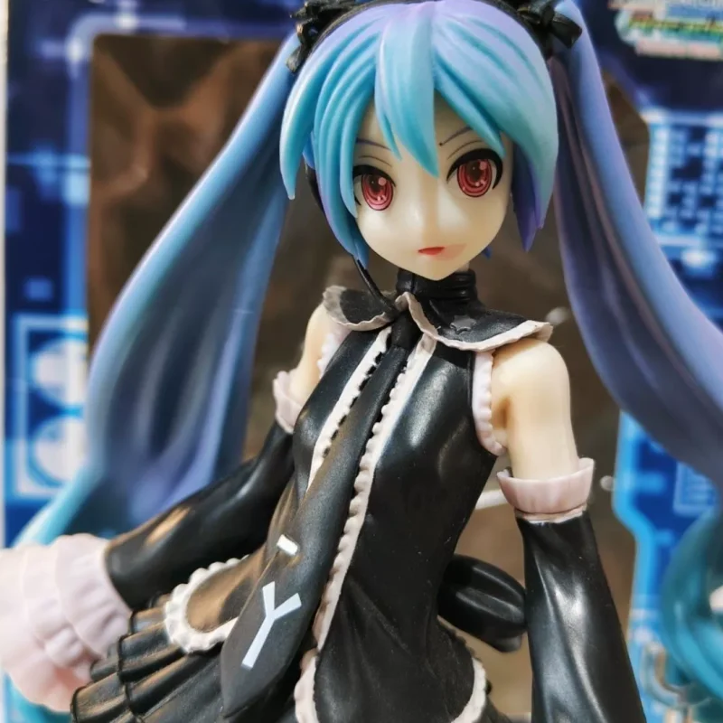 In Stock Original Sega Hatsune Miku Figure Vocaloid Miku Dolls Dress 22cm Pvc Anime Figurine Collection Model For Girl Gift Toy