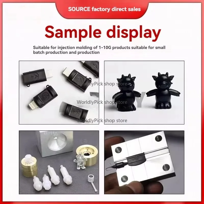 Maszyna do formowania wtryskowego ręcznego 10g, próbka laboratoryjna, maszyna do formowania tworzyw sztucznych, elektryczna wytłaczarka do gumy