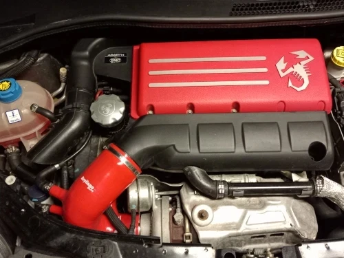 Black Silicone Air Intake Hose For Abarth 500 595 695 (Garrett 1446 Turbo Only)