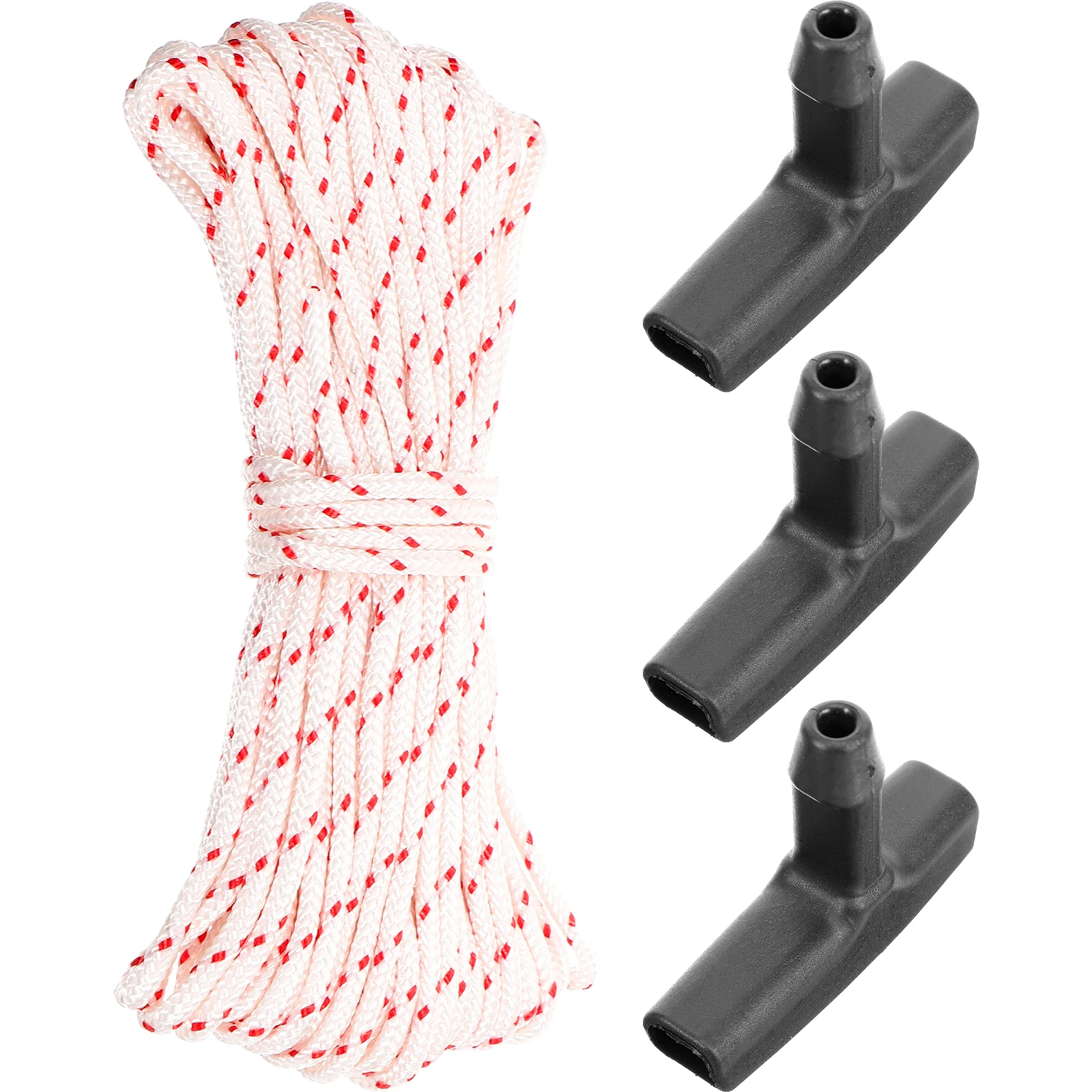 

1 set 1 Set Chain Pulling Starter Handle Lasso Rope 10M Gas Sawing Machine Engine Accessory For Lawnmower Chainsaw Grass Cutter