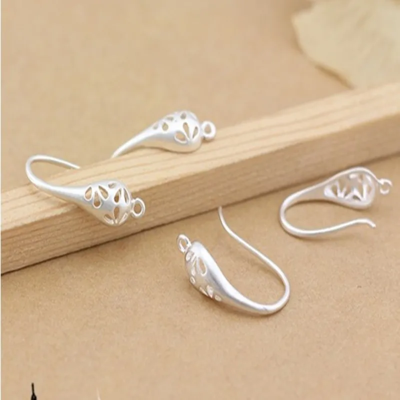 10 sztuk (5 par) 20x11mm złoto srebro ucha haki kolczyk przewody do Handmade kobiety moda biżuteria kolczyki — zdjęcie 5