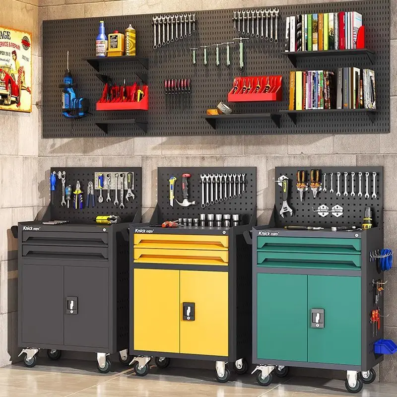 2025 Thickened Tool Cart Cart Hardware Tool Cabinet Workshop Mobile Parts Multifunctional Locker Iron Box 567