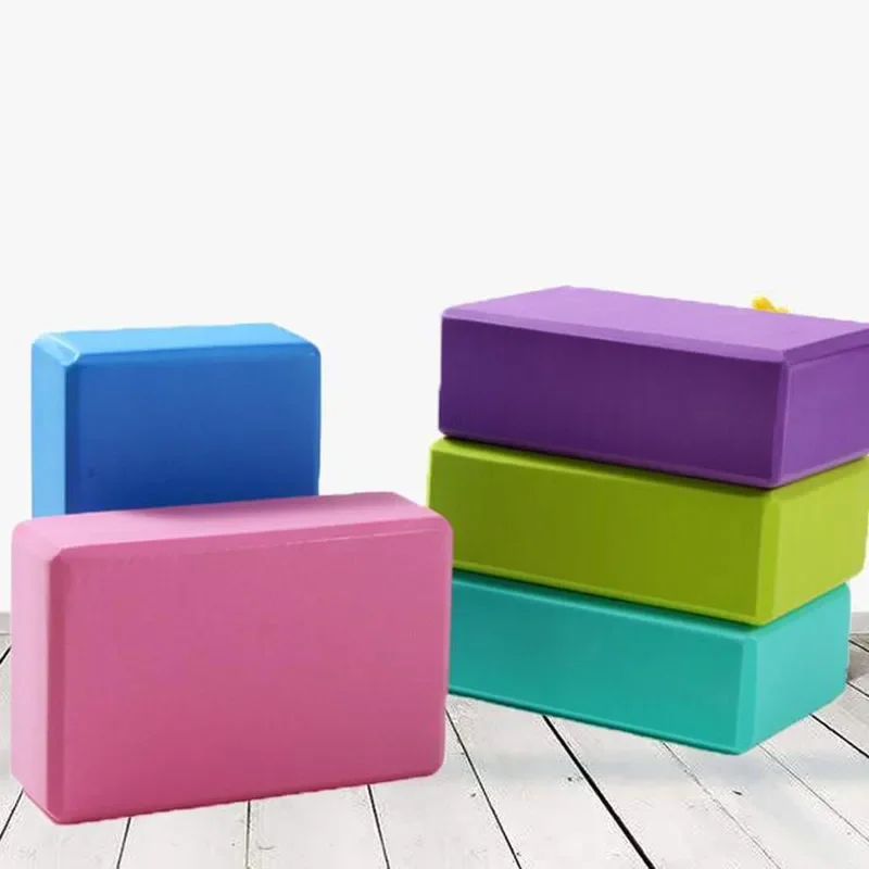 EVA Yoga Blocks Foam Brick Colorful Bolster Exercise Bodybuilding Equipment Stretching Cube