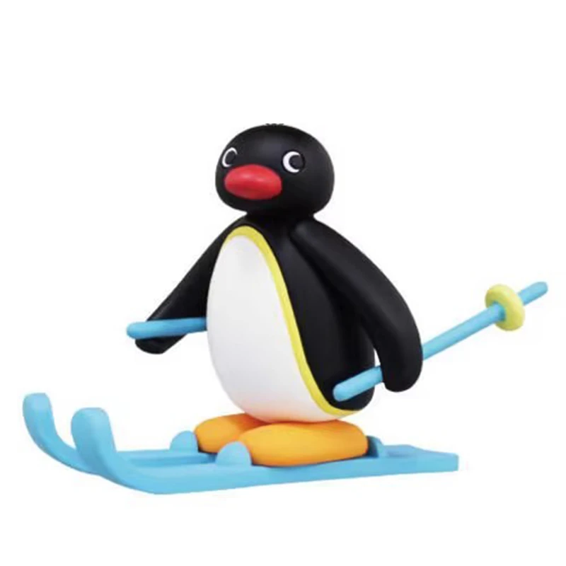 Pingu Figure Gashapon Pinga Action Figure Robby Pingu Anime Doll Kawaii Periphery Toy Christmas Gift for Kids