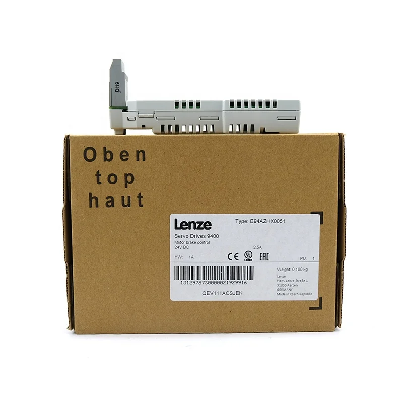 وحدة الفرامل الأصلية الجديدة 9400 من Lenze E94AZHX0051 محركات مؤازرة للتحكم في فرامل المحرك
