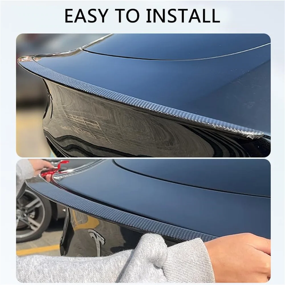 Spoiler High-performance Model3 Highland 2024 Accessories 100% Real Carbon Fiber for Tesla Model 3 Accessories Auto Exterior