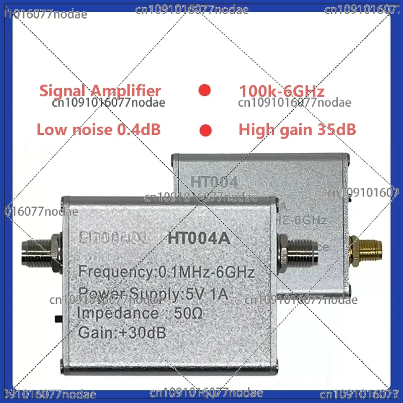 0.1-6GHz Low Noise Amplifier 30dB High Gain Pre RF SDR LNA Module Amplifier