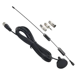 Indoor Digital Audio Antenna, Enhance FM AM Radio Reception, Magnetic Base Mount, Compatible With AV Audio Vedio Systems