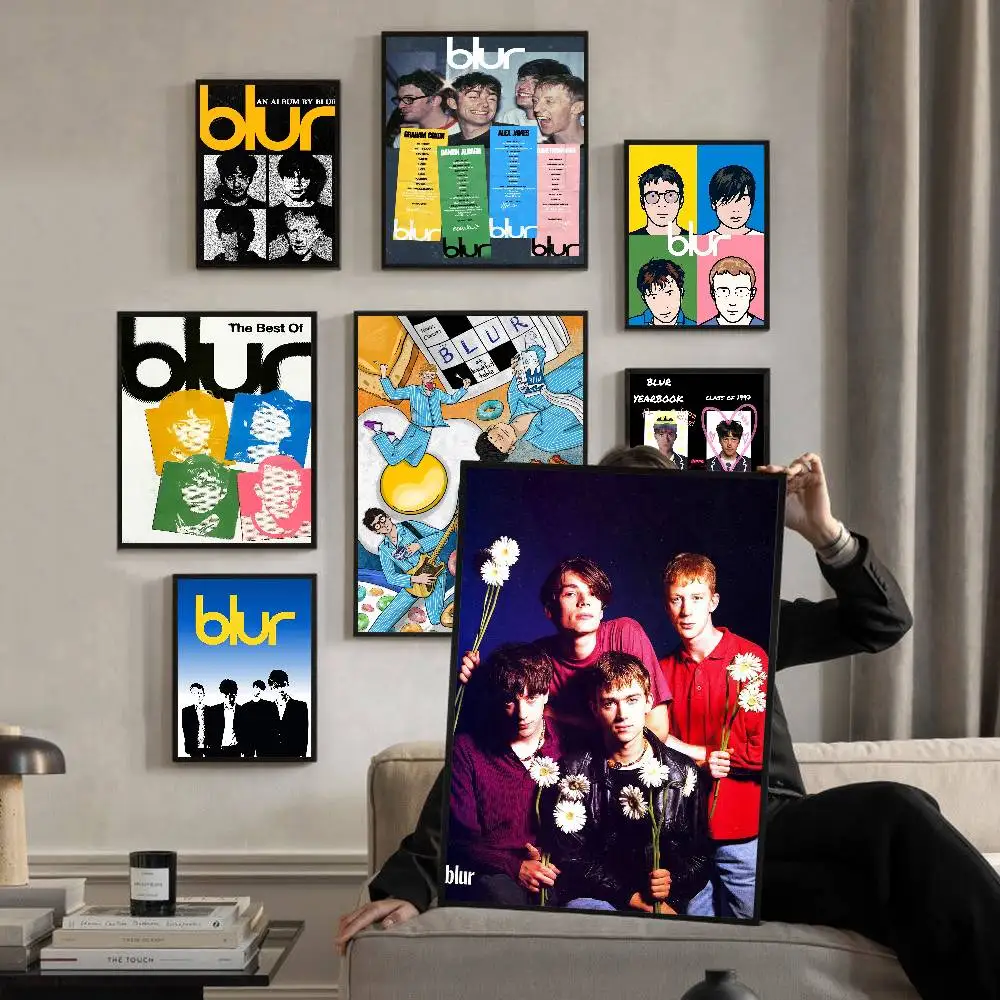 الفرقة Musik مغني الراب طمس كلاسيكي خمر الملصقات الديكور اللوحة جدار الفن ورق الكرافت الأبيض Kawaii غرفة ديكور