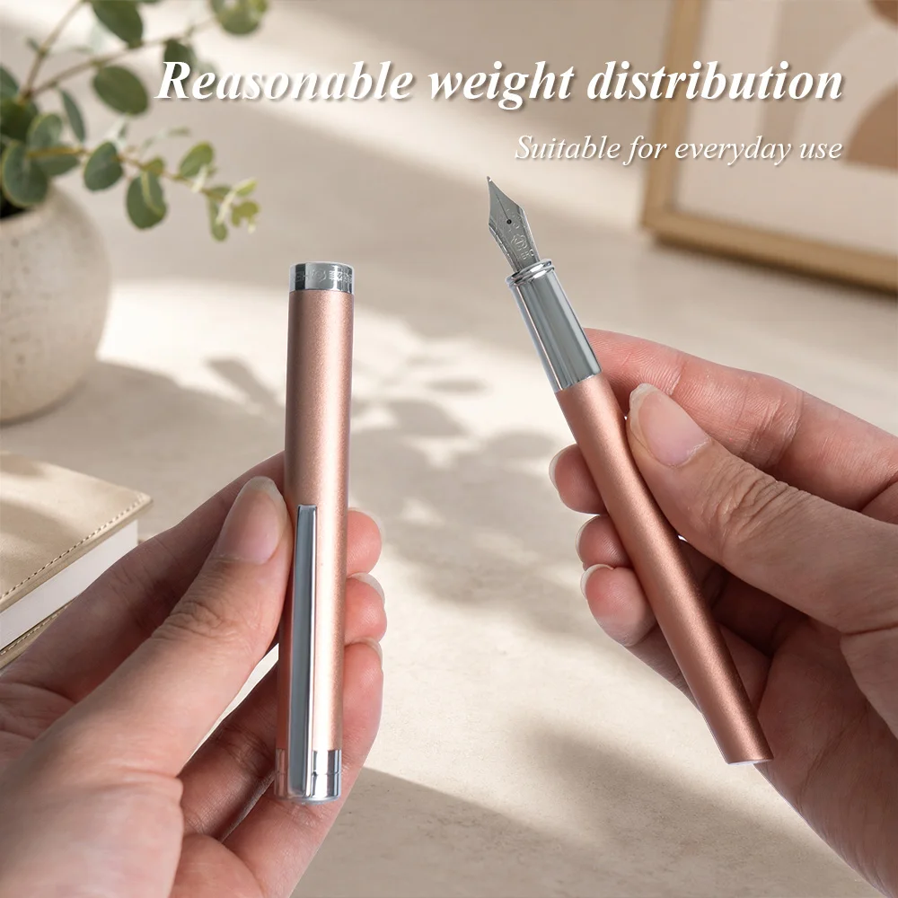 

HERO 8203 Premium Fountain Pen 0.5mm Stainless Steel Irridium Nib Smooth Writing 4 Vibrant Colors Gift Box Packaging