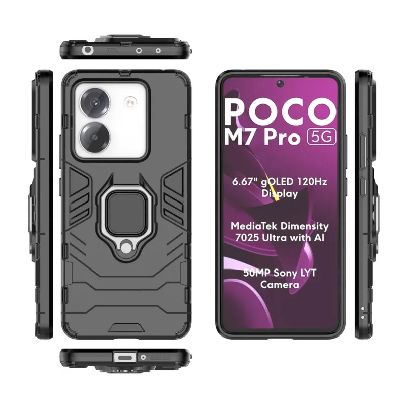 For Xiaomi Poco M7 Pro 5G Case For Poco M7 Pro 5G Cover Multifunctional Case Bumper Mobile Phone Case for Poco M7 Pro 5G view 2