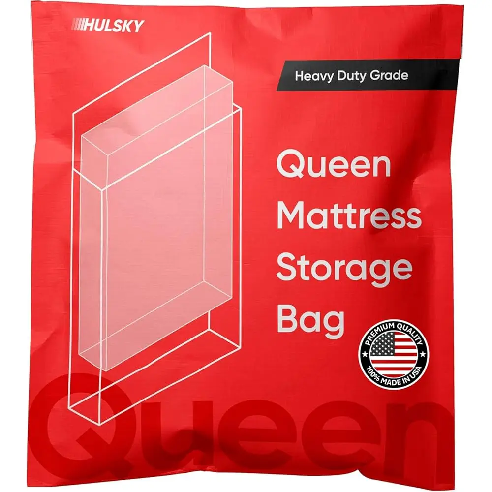 Queen Mattress Storage Bag - Premium Quality - 4 Mil Heavy Duty Queen Mattress Bag for Moving and Storage - Waterproof, Dust