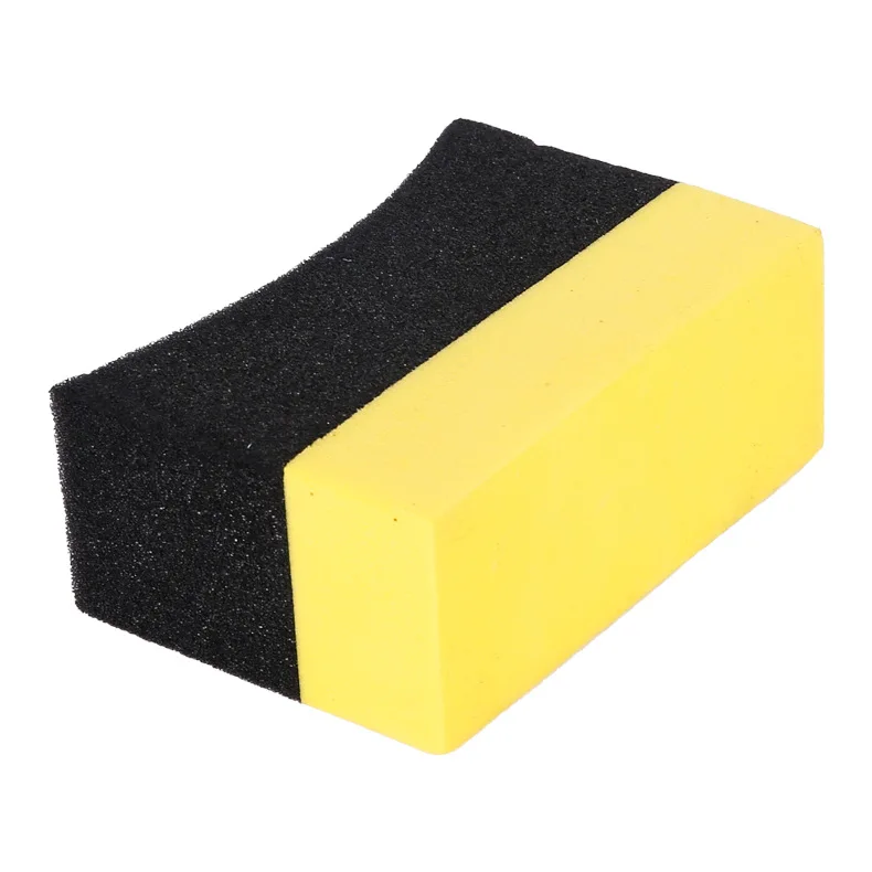 

Car waxing sponge high-density crescent curve tire cleaning waxing sponge wipe, focusing on creating good tools