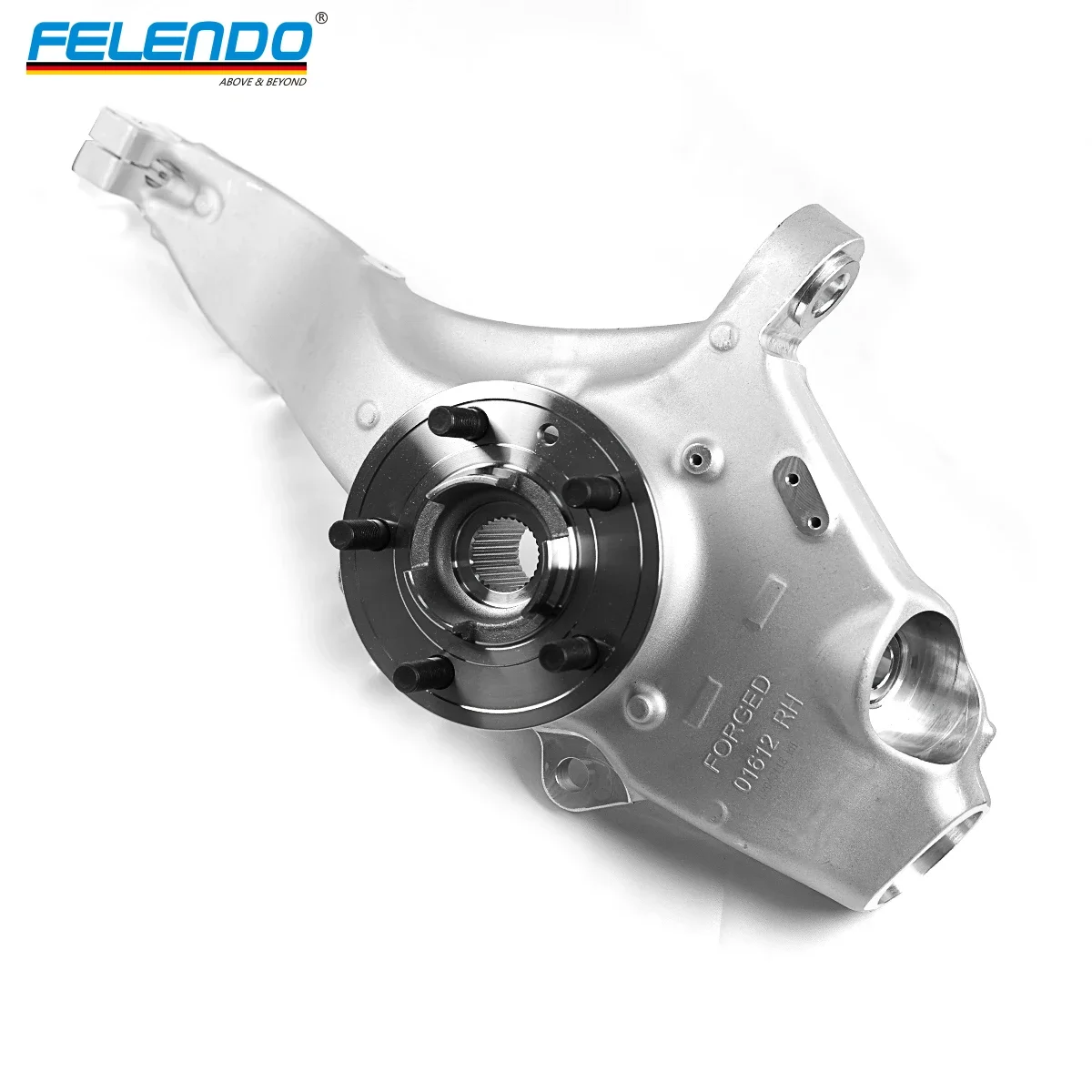 Felendo Front  right and left Spindle Steering Knuckle Hub Wheel Bearing for Range Rover 2013 OEM LR040119 LR078150 LR078376