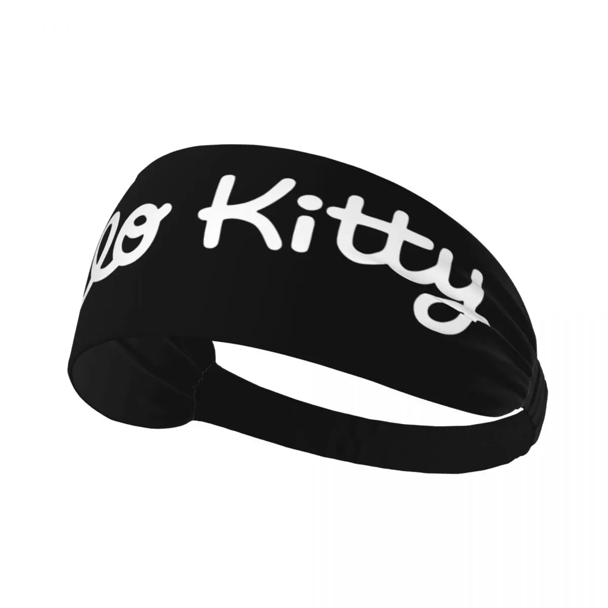 Custom Sanrio Hello Kitty Gym Sweatband Men Women Non Slip Absorbent Headband Football