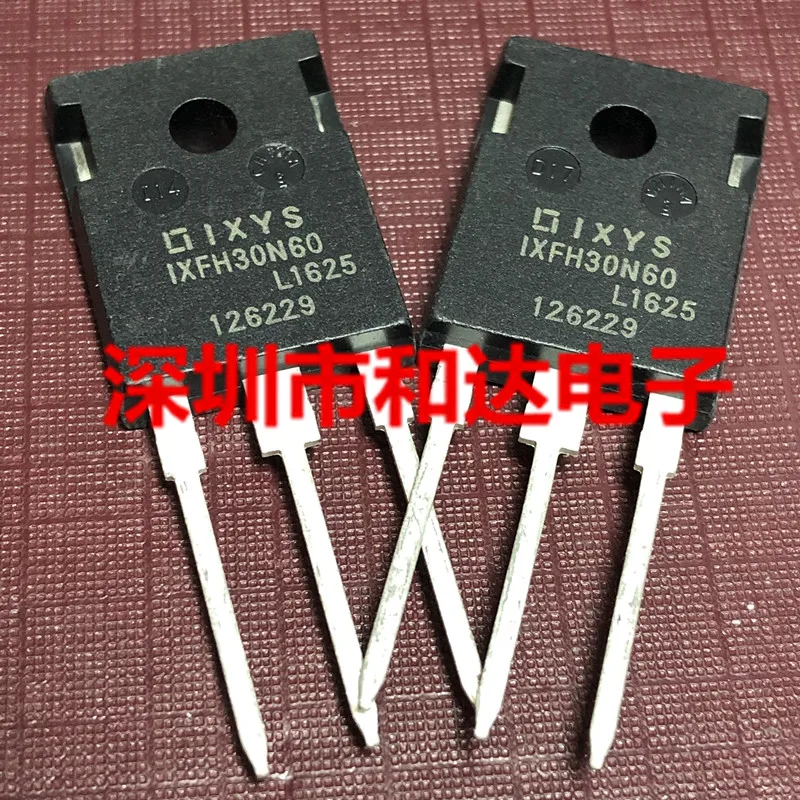 10PCS/Lot IXFH30N60P  MOS TO-247 600V 30A  New Imported Original 100%Test In Stock Fast Ship