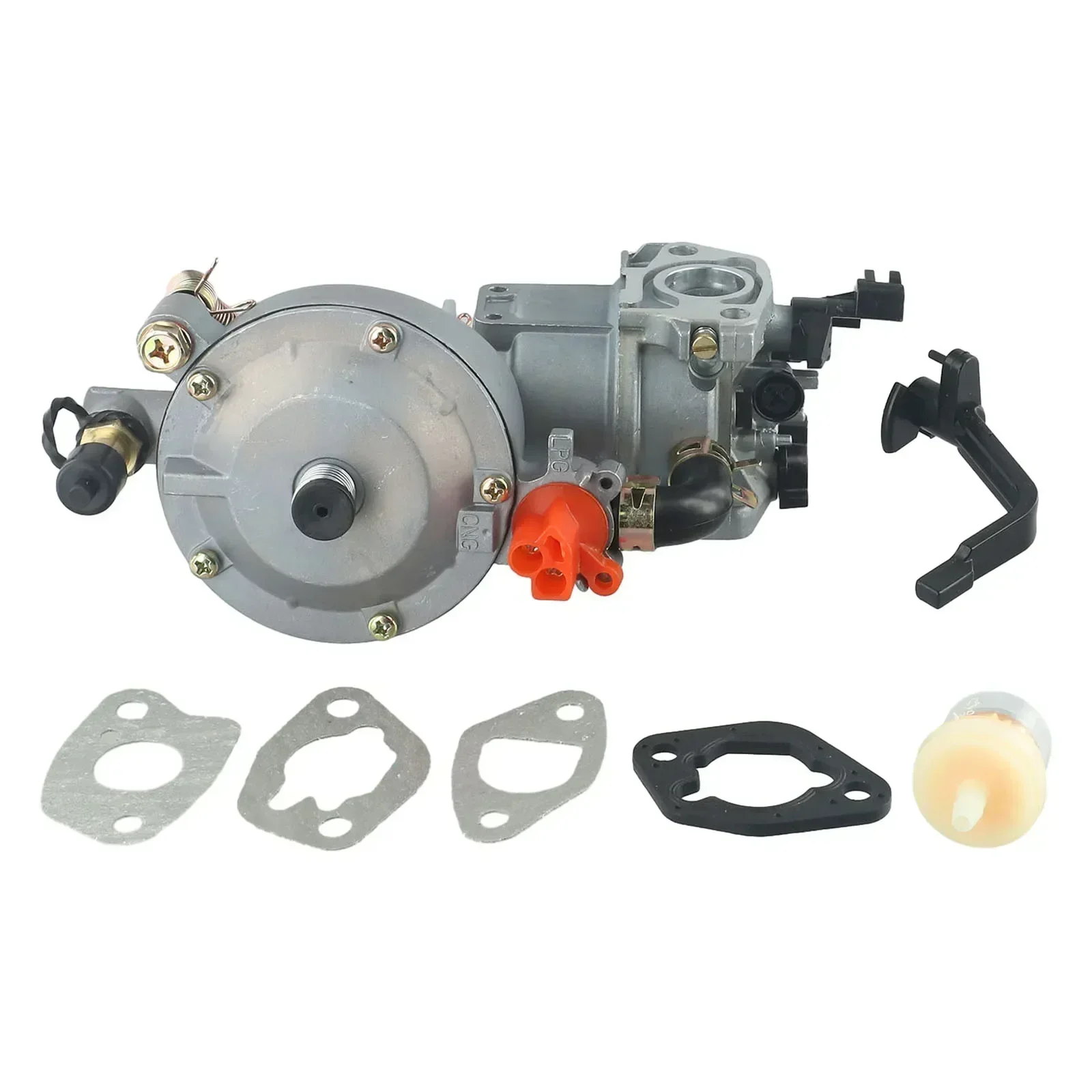 

For GX160 168F Gasoline Generator LPG Carburetor Dual Fuel LPG NG Gas Carburetor Conversion Kit For Generator Parts 6.5-7.5HP