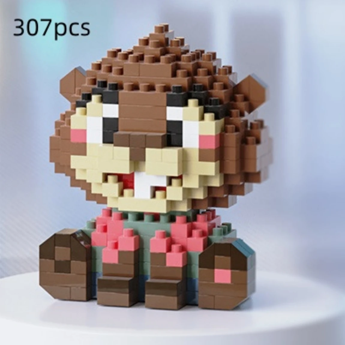 6 cm hoge deeltjesbouwstenen assemblage speelgoed mini desktop ornamenten kamerdecoratie Halloween Kerstmis anime cartoon kawaii