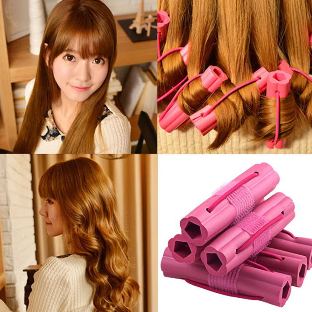 12Pcs Soft Sponge Hair Curler Rollers for Effortless Overnight Curls Damage Free Gentle on Hair Portable Curler Hairdressing