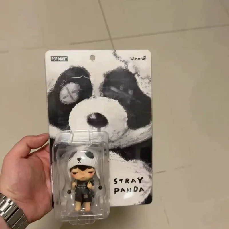 POP MART Hirono Series STRAY PANDA Figure Blind Box Toys Kawaii