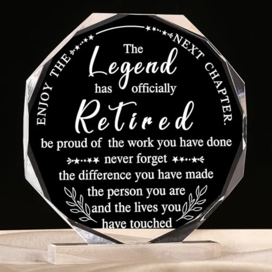 

Happy Retirement Gifts for Men Women Never Understand The Difference You Made Keepsake and Retirement Plaque Inspirational Gift