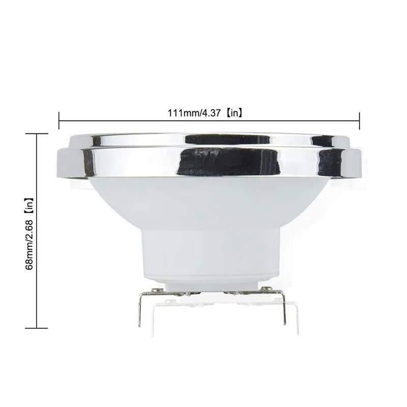 10W 15W COB LED Bulb Lamp Spotlight Dimmable Recessed Downlight AR111 QR111 G53 12V AC85-265V Indoor Lighting