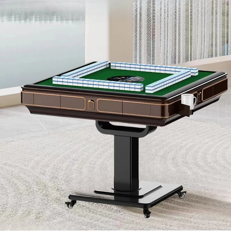 

Современные складные столы для маджонга, скандинавские автоматические тарелки, малошумные игровые кухонные обеденные столы для маджонга, мебель для дома FYMT