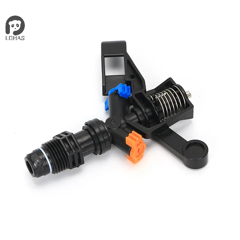 Garden Watering Rotating Sprinkler Agriculture Rocker Nozzle Irrigation lawn Sprinkler Irrigation with 1/2 Inch Male Connector