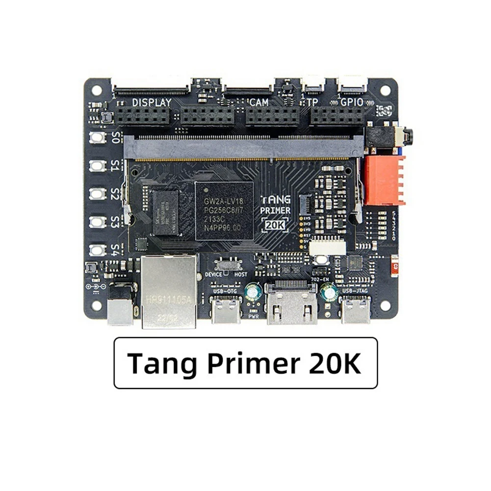 Tang Primer Doca FPGA Development Board Kit, placa do núcleo, sistema mínimo, GW2A-LV1, 20K