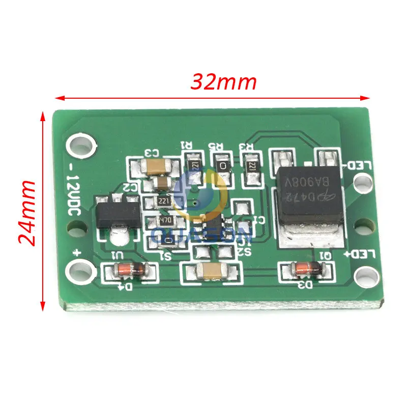 12V Capacitive Touch Switch Sensor Module Push Button Touching Key Module Jog Latch With Relay DC 6-20V 3A TTP223 module