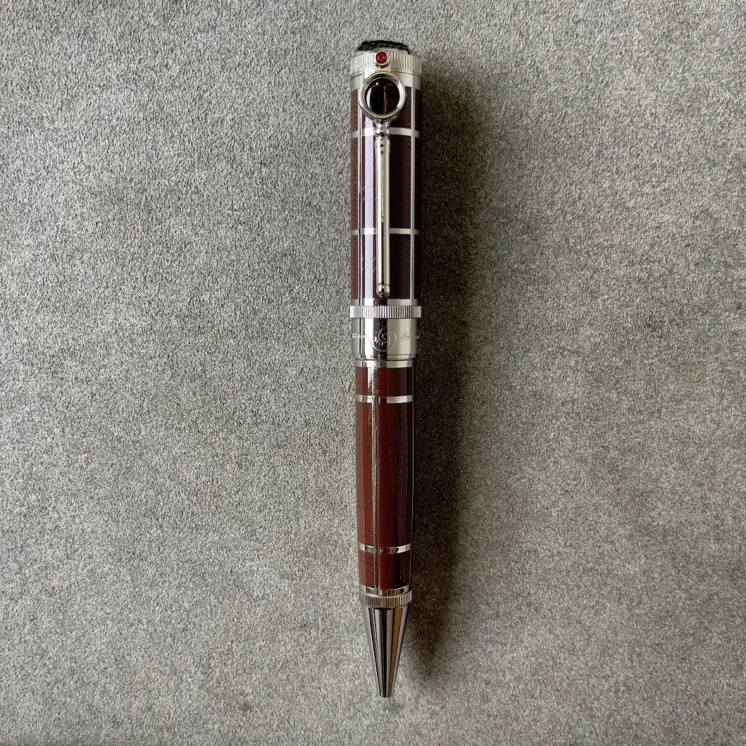 آرثر عدسة مكبرة تصميم دائري Mb قلم حبر رولربال قلم حبر جاف ترقية جودة الهدايا كمية صغيرة