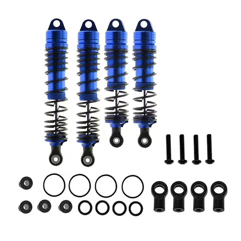 M49K-Aluminum Alloy Shock Absorber Set Front& Rear For Traxxas 1/10 Slash Scale RC Car 4X4 2WD For Rustler Stampede Upgrade Part