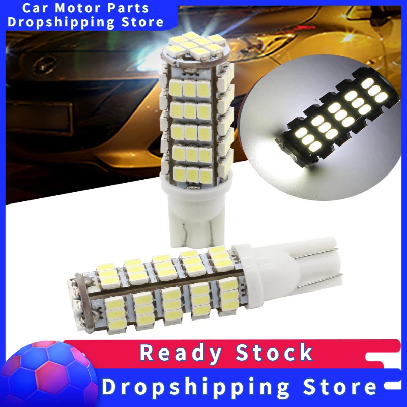 2 sztuk Super jasne T10 68LED 68LED SMD samochodów 68smd 3020 klin lampy obrysowe żarówki