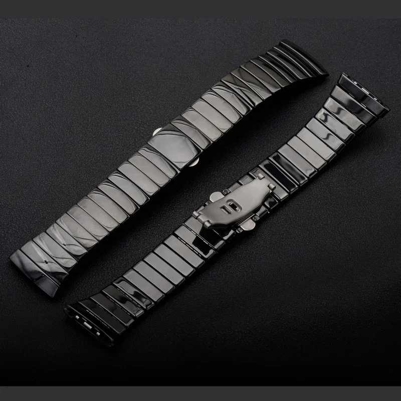 High Quality Ceramic  Watch Strap For Rado Sintra Series Watchband  Black Ceramic Bracelet Women  Men 17mm 29mm 26mm