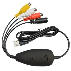 Ezcap172 USB 2.0 Audio Video Capture Card Grabber Convert Analog Video for VHS Video Recorder Camcorder DVD for Windows Win10