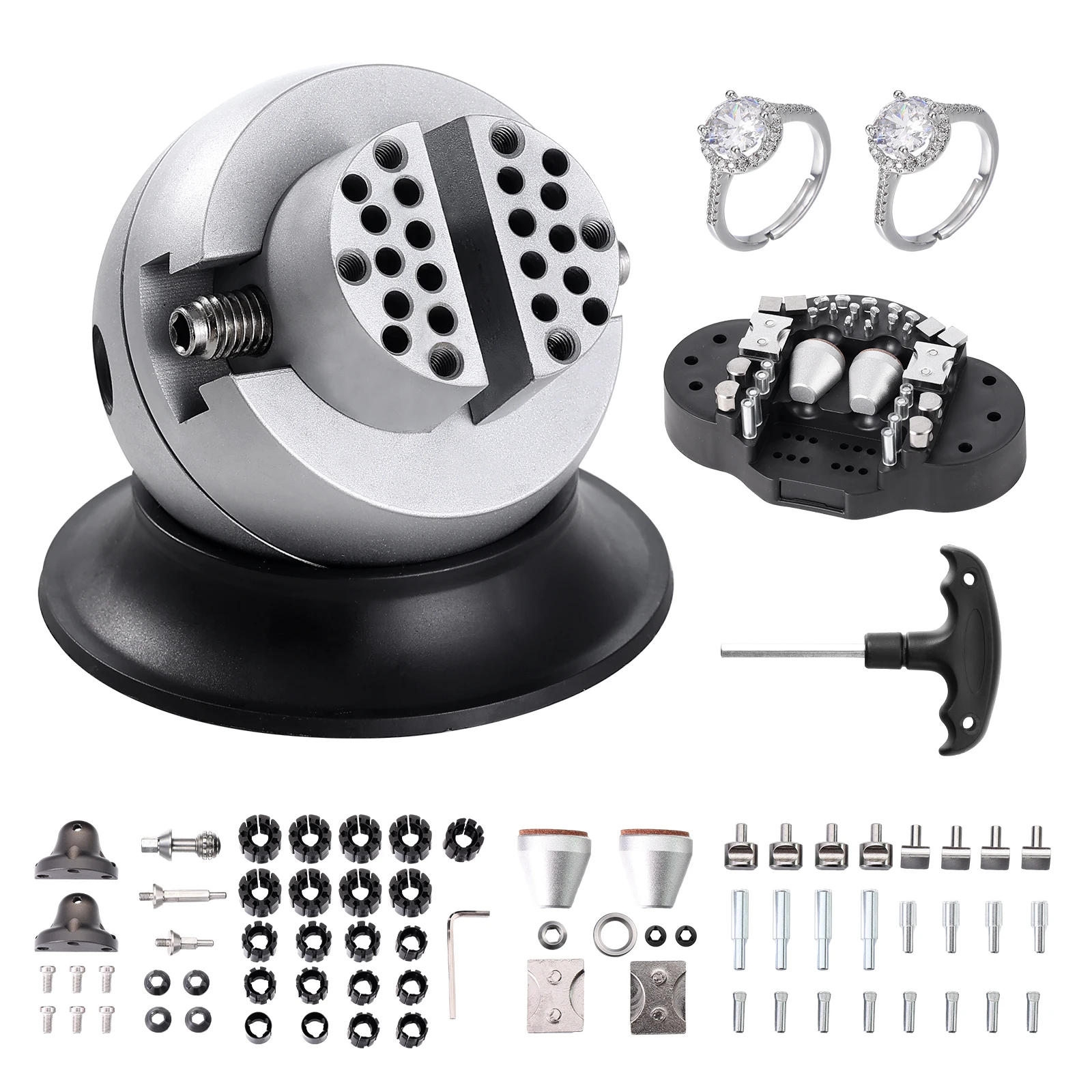 

Ball Vise 3" 5" Engraving Setting Tool Standard Rotation Engraving Block Vise Attachment Jewelry Engraving Block Tools