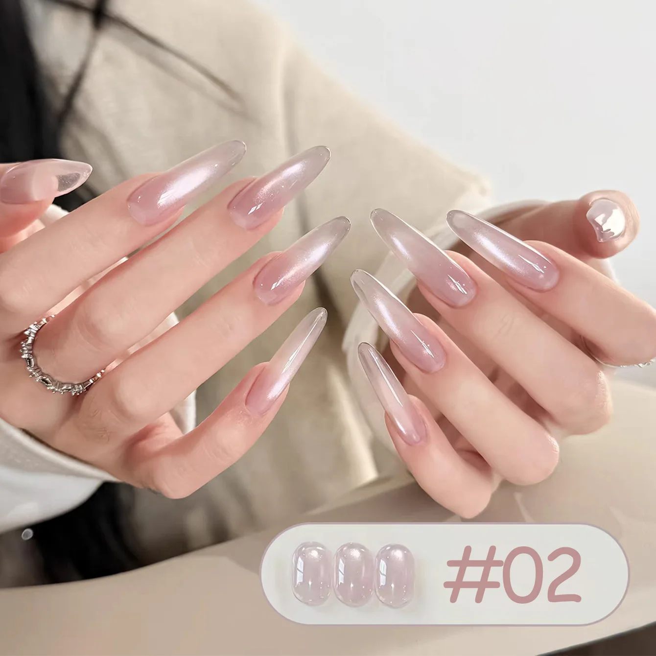 WS 2026 New Water Light Cat Magnetic Gel Nail Polish Nude Milk White Jelly Color Semi Permanent Soak Off UV LED Gel Varnish DIY view 4