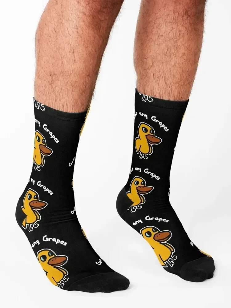 Got Any Grapes The Duck Song Socks cycling cute gift ankle Designer Man Socks Women's