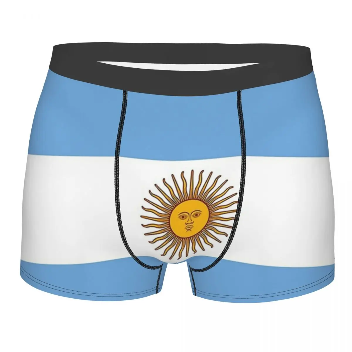 Flag of Argentina Underpants Cotton Panties Man Underwear Sexy Argentina Flag Sun Shorts Briefs