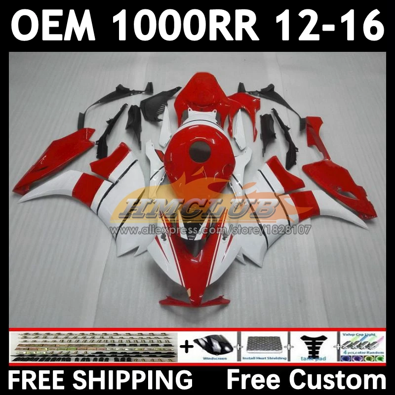 Injection For HONDA CBR 1000RR white red 1000 CBR1000 RR CC 78No.4 CBR1000RR 12 13 14 15 16 2012 2013 2014 2015 2016 Fairing