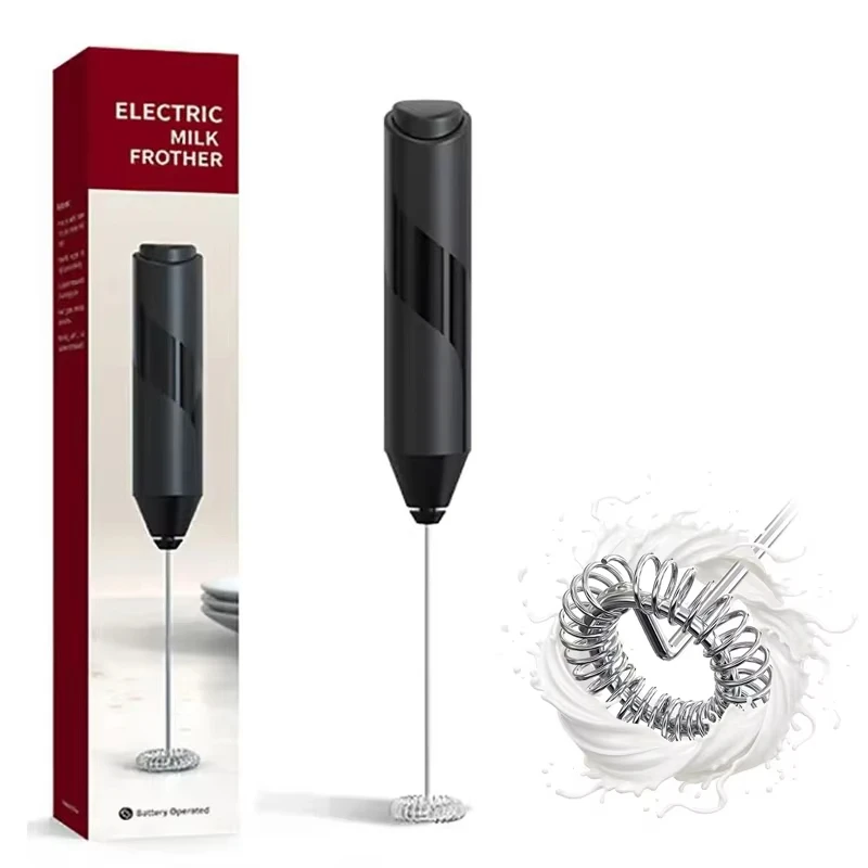 Mini Foam Machine Milk Coffee Mixer Foam Machine Egg Beater Cream Beater Battery AA Type Electric Mixer
