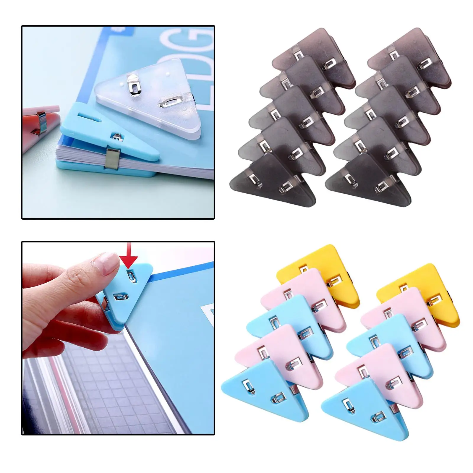 

Large Stationery Note Memo Book Office Binder Paper Clips Hinge Clip File Clamps for Crafts, Bags, Drawings, Useage