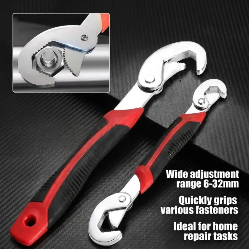 

Adjustable Portable Wrench Universal Wrench Multifunctional Opening Wrench Adjustable Ratchet Spanner Hand Repair Tools