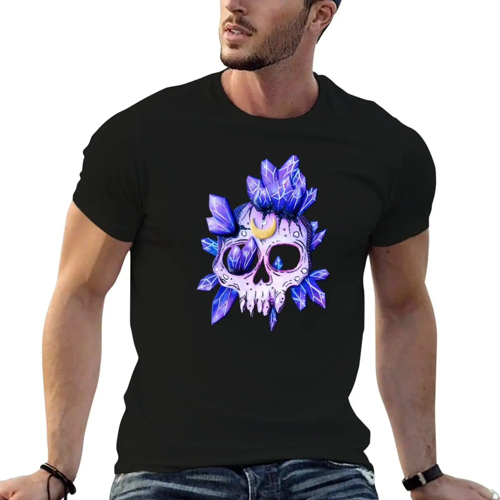 Crystal Skull T-Shirt graphic t shirts for man man graphic t shirt essential t shirt T-shirt