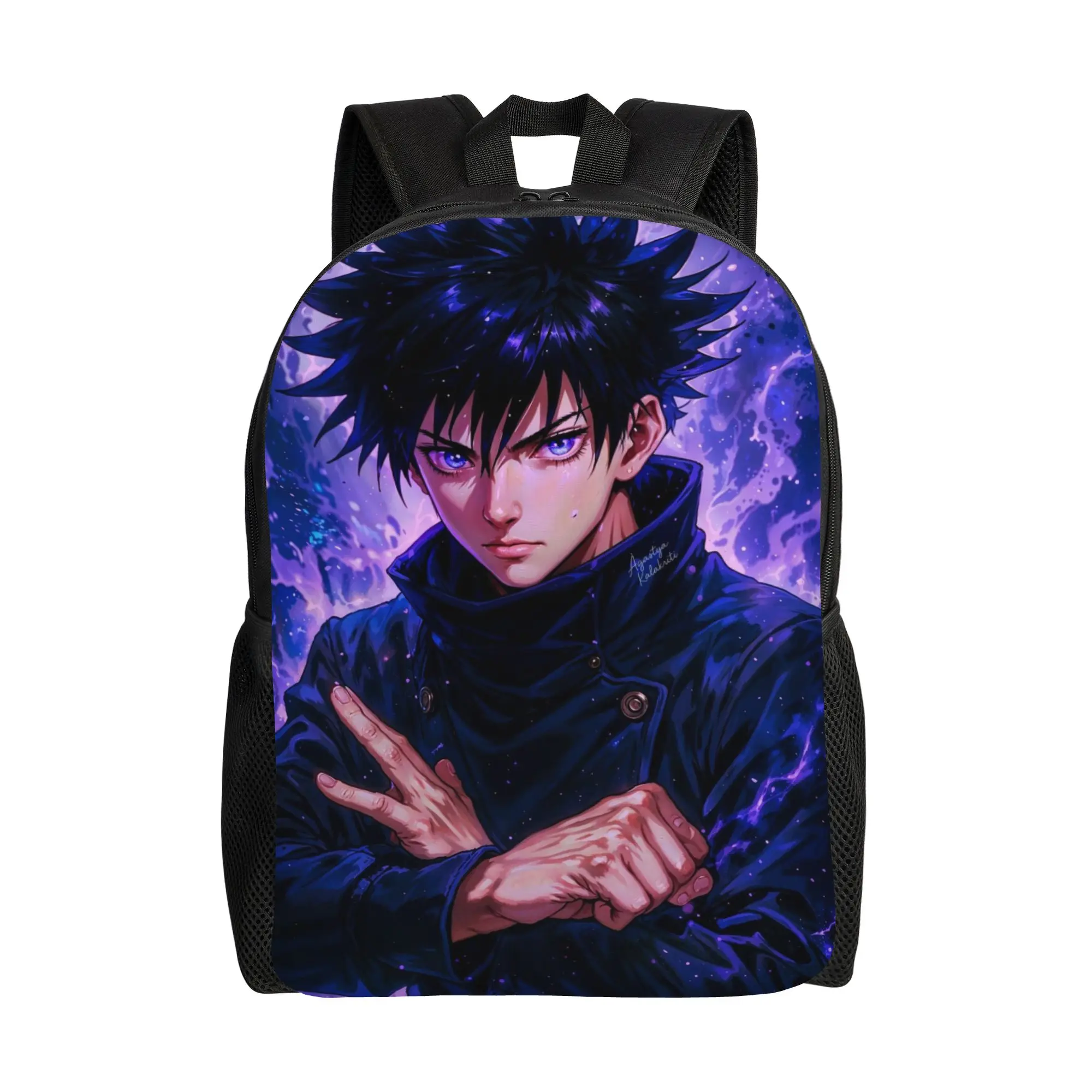 

Back to school season Megumi Fushiguro (12) Bookbag Jujutsu Kaisen Female Super Quality Backpack